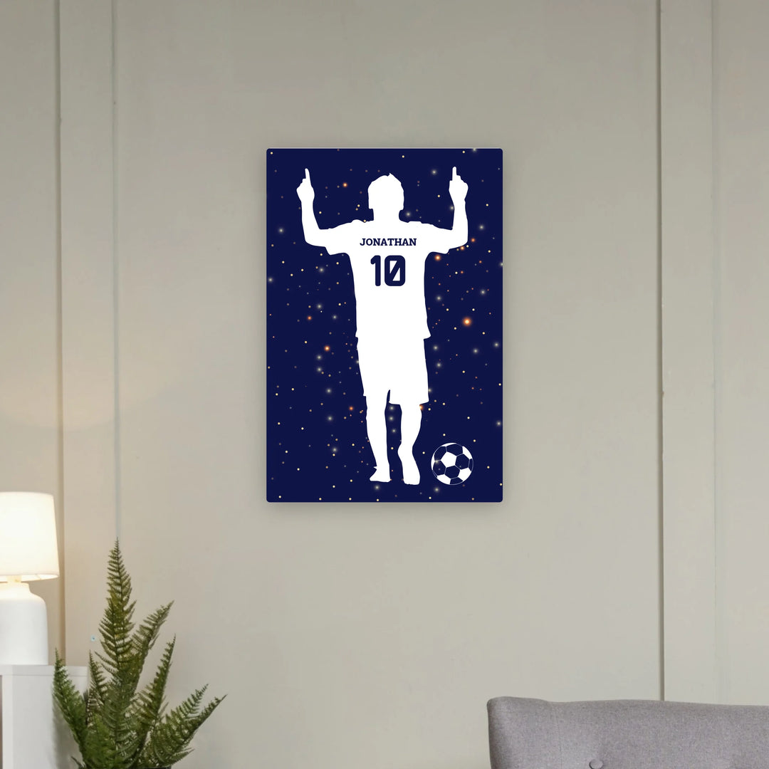 Joueur d'or - Toile personnalisée