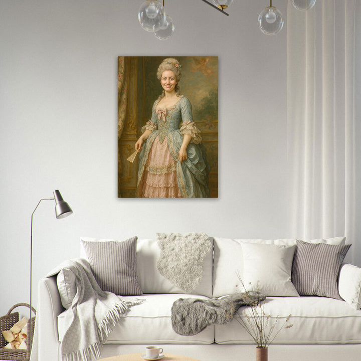 La Marquise Élégante Portrait Personnalisé