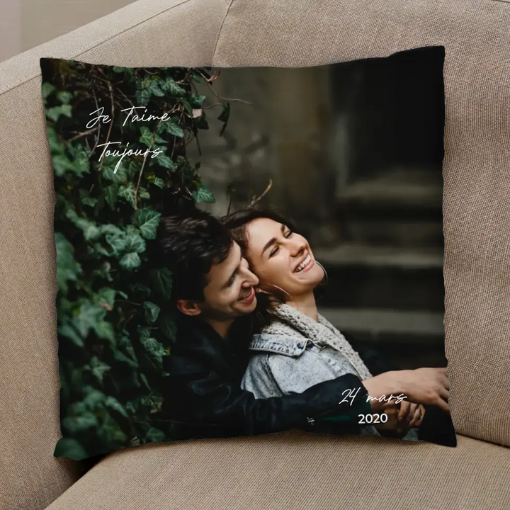 Coussin Photo Personnalisé