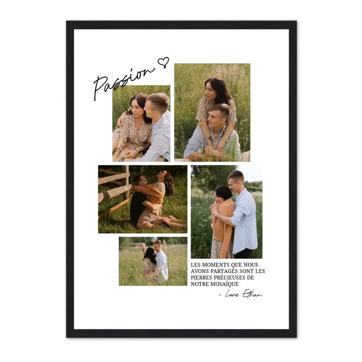 Mosaïque Passion Couple - Affiche 5 Images