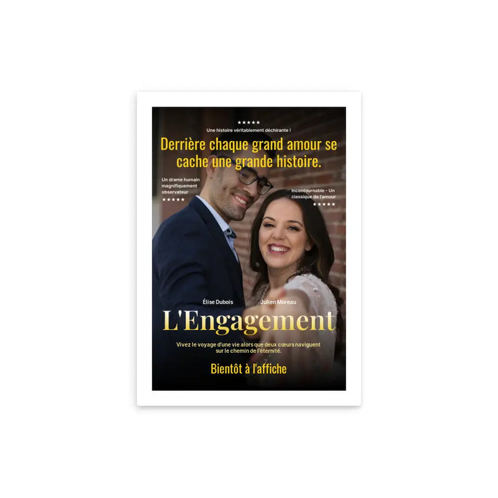 L'Engagement - Affiche personnalisée