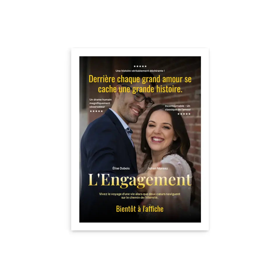 L'Engagement - Affiche personnalisée