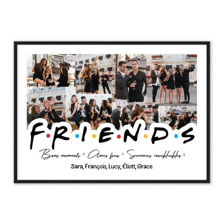 Friends - Affiche personnalisée