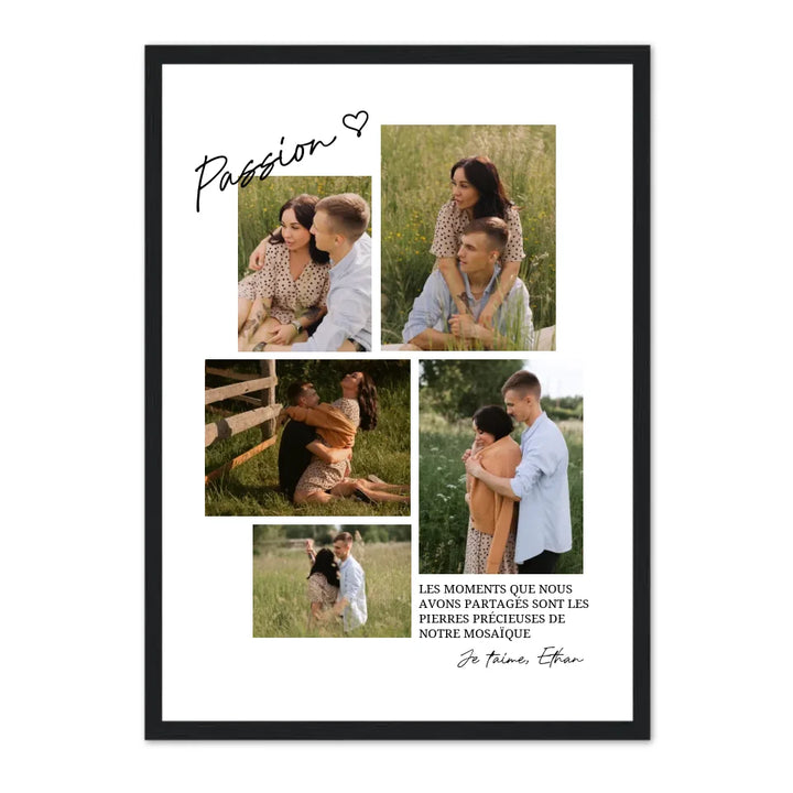 Mosaïque Passion Couple - Affiche 5 Images