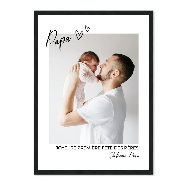 Joyeuse 1ère Fête Des Pères - Affiche Personnalisée