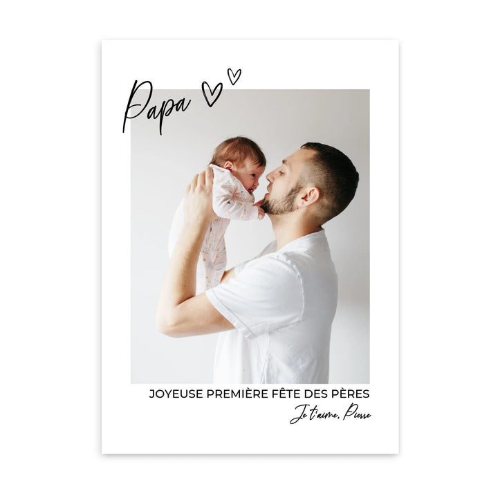 Joyeuse 1ère Fête Des Pères - Affiche Personnalisée