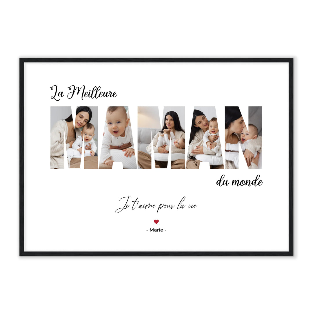 La Meilleure Maman du Monde - Affiche Personnalisée