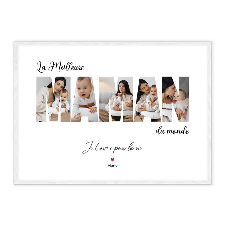 La Meilleure Maman du Monde - Affiche Personnalisée