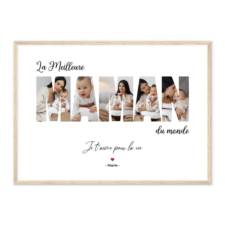 La Meilleure Maman du Monde - Affiche Personnalisée
