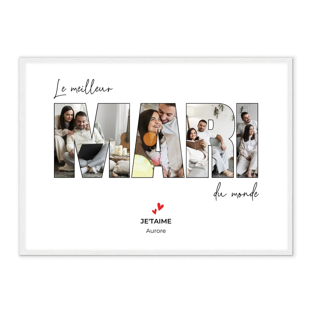 Le meilleur époux/mari - Affiche Personnalisée