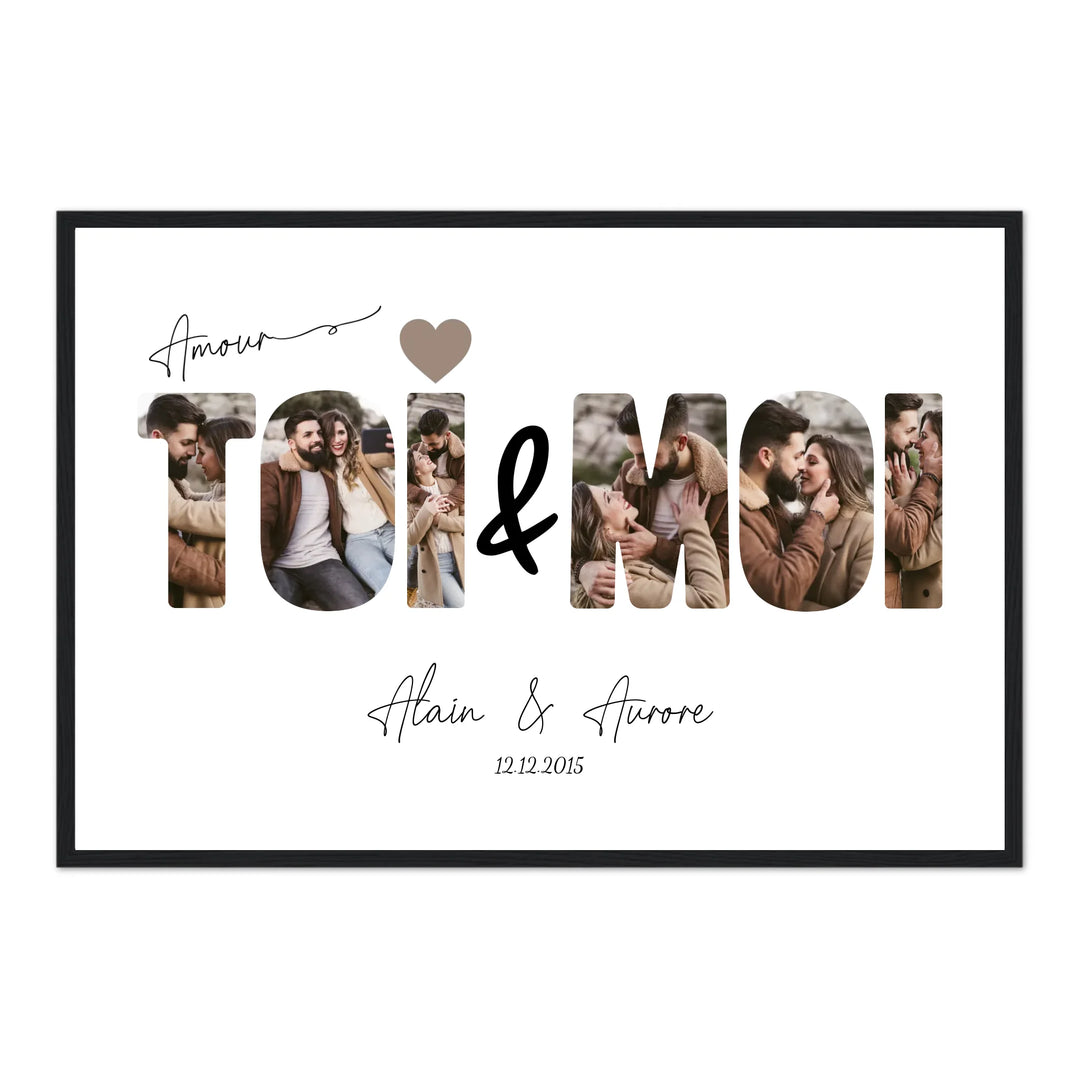 Toi & Moi - Affiche Personnalisée