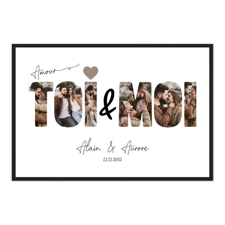 Toi & Moi - Affiche Personnalisée