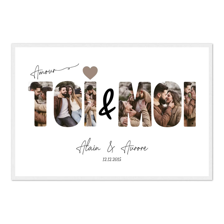 Toi & Moi - Affiche Personnalisée