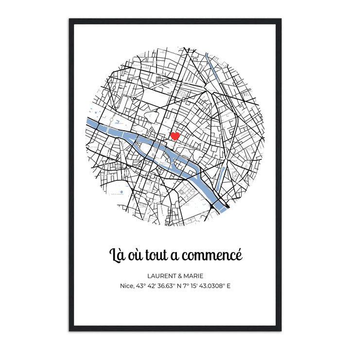 Là où tout a commencé - Affiche personnalisée