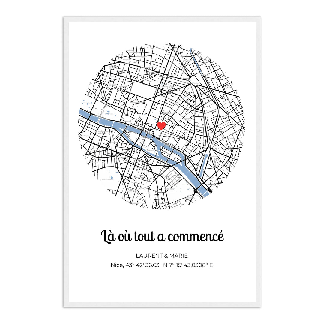 Là où tout a commencé - Affiche personnalisée