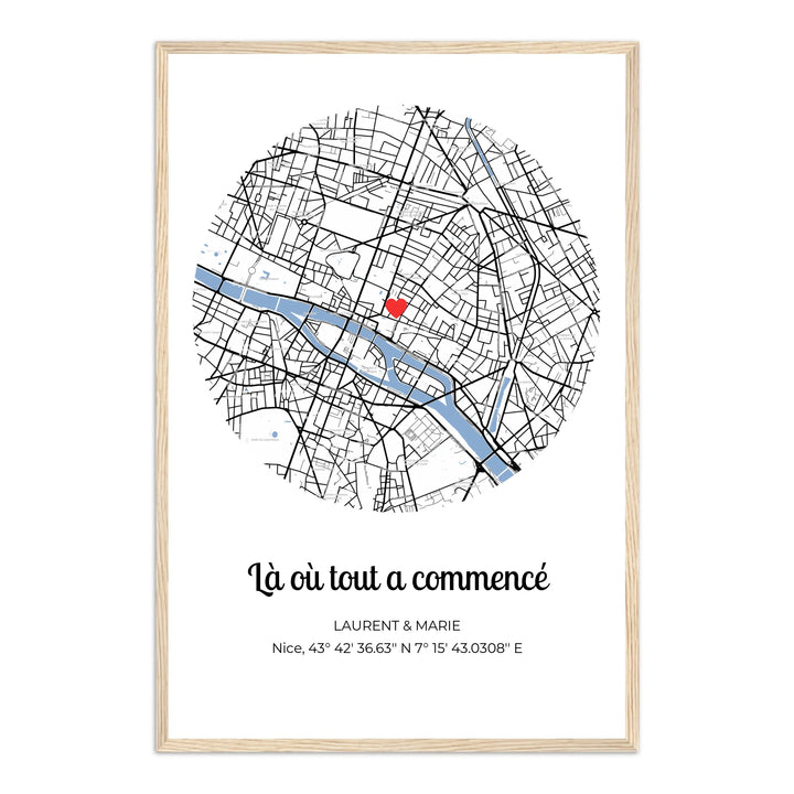 Là où tout a commencé - Affiche personnalisée