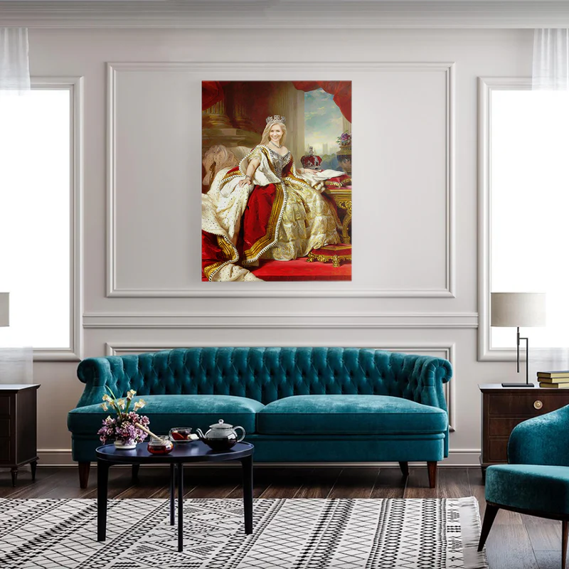La Reine Portrait Personnalisé