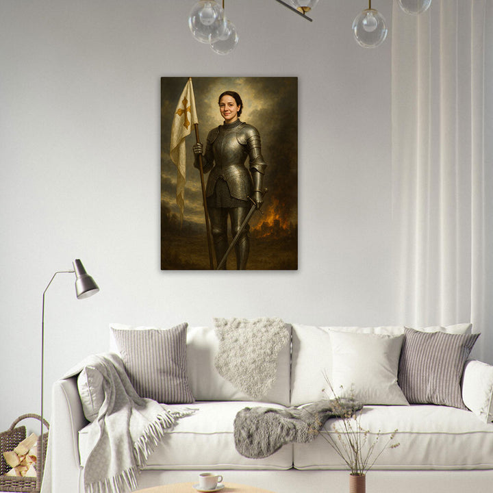 La Guerrière Médiévale Portrait Personnalisé
