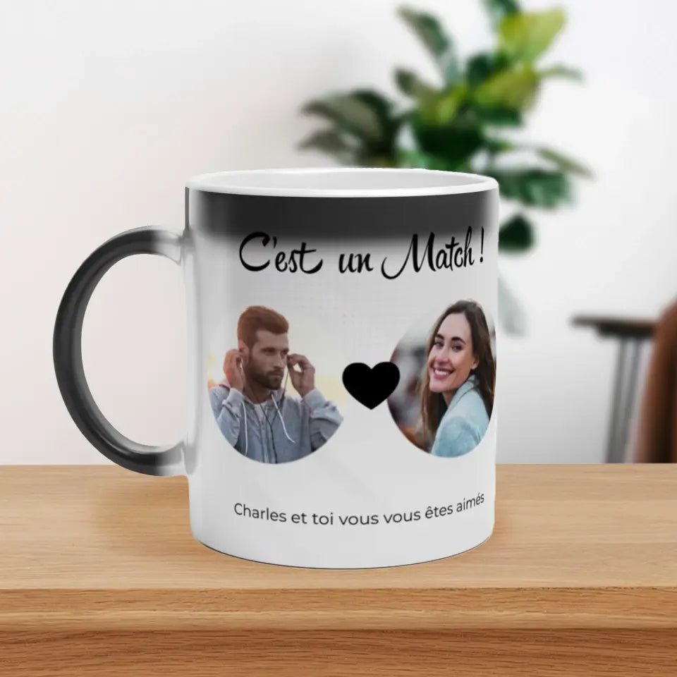 C'est un match - Tasse magique 325ml