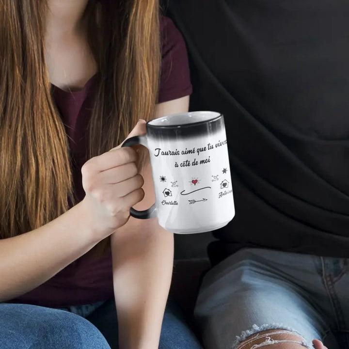 Relation à distance - Tasse magique 325ml